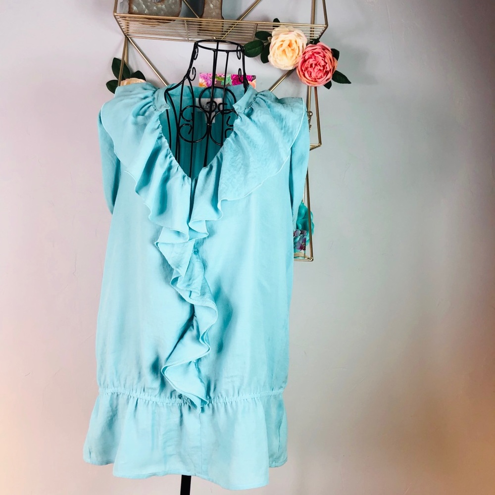 🛍 LOFT TURQUOISE TOP